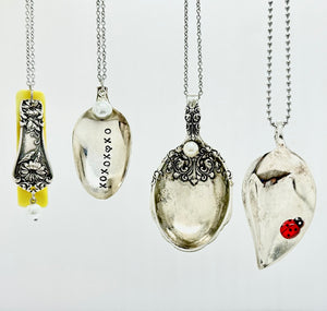 Necklaces made from spoons