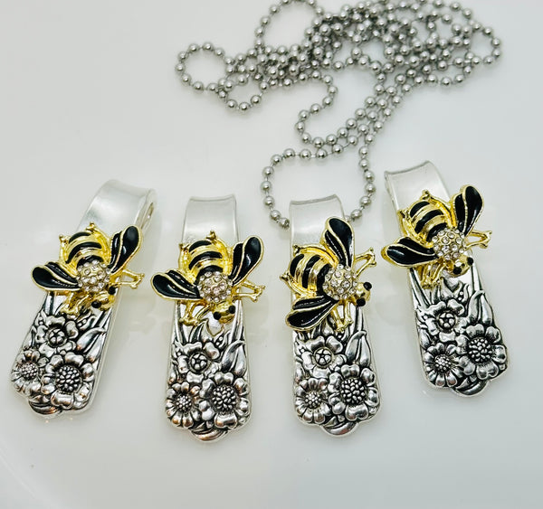 Bee Pendant or Keychain April