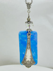 Crown 1885 and Stained Glass Pendant