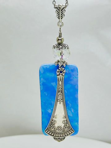 Crown 1885 and Stained Glass Pendant
