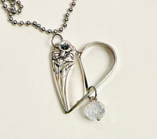 Open Heart Necklace Daffodil