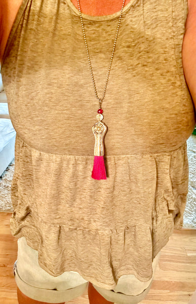 Tassel Bright Pink