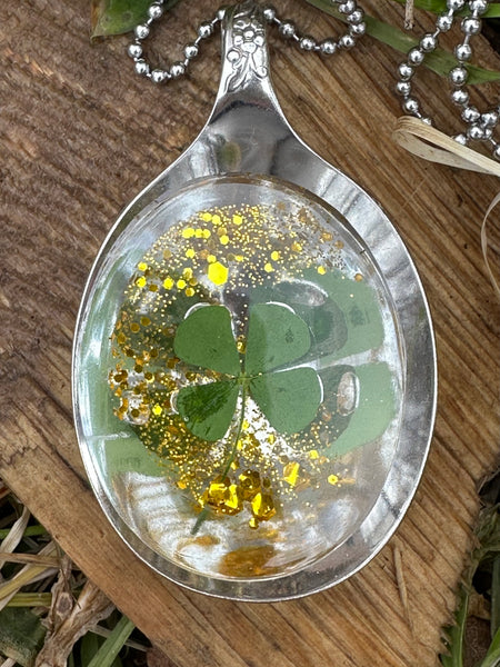 Soup Spoon 4 Leaf Clover