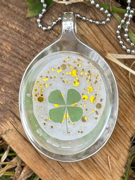 Soup Spoon 4 Leaf Clover
