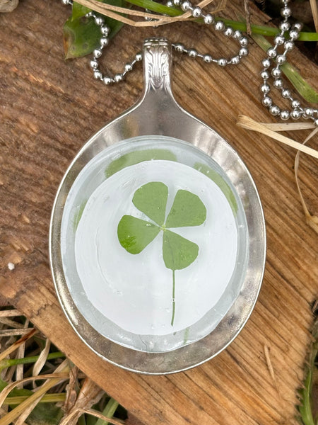 Soup Spoon 4 Leaf Clover