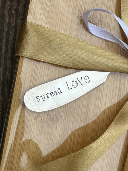 Vintage Hand Stamped Spreader & Cutting Board