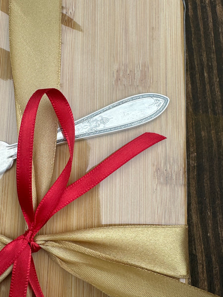 Vintage Hand Stamped Spreader & Cutting Board