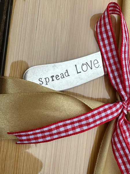 Vintage Hand Stamped Spreader & Cutting Board