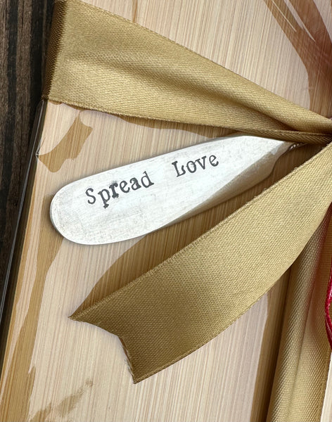 Vintage Hand Stamped Spreader & Cutting Board