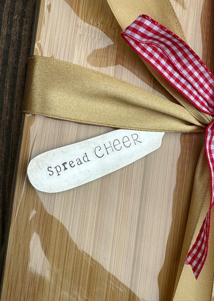 Vintage Hand Stamped Spreader & Cutting Board