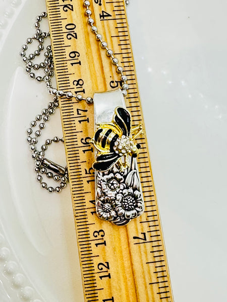 Bee Pendant or Keychain April