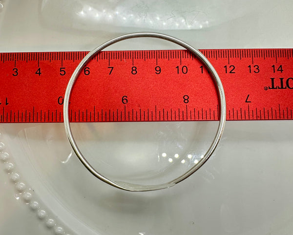 Sterling Silver Bangle- adjustable