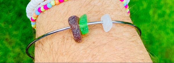 Beach Glass Bangle