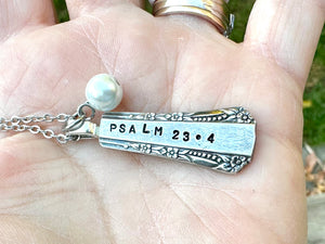 Psalm Necklace 23-4