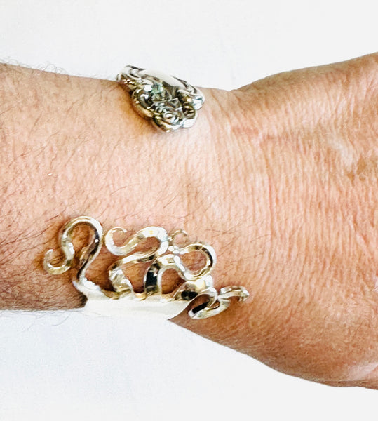 Twisty fork cuff bracelet - Beethoven