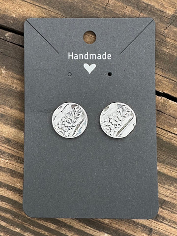 Stud Earrings from knife handles