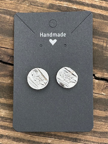 Stud Earrings from knife handles