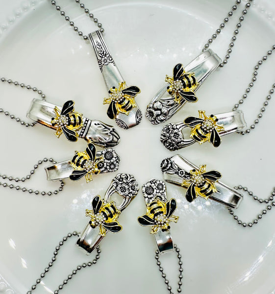 Bee Pendant or Keychain Daffodil