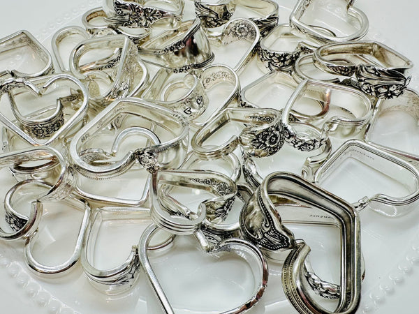 Vintage silver plated heart Jubilee