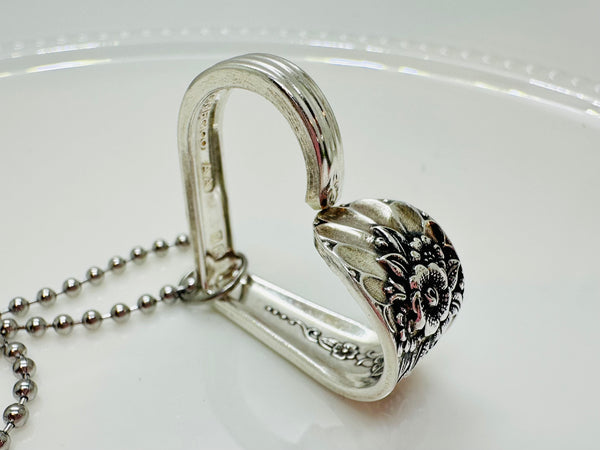 Vintage silver plated heart Jubilee