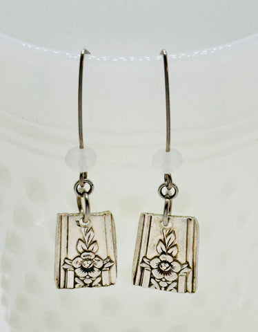 Earrings from hollow knife handles