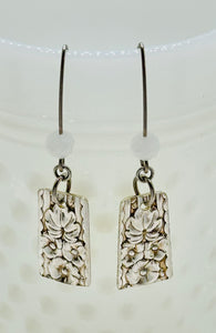 Earrings from hollow knife handles