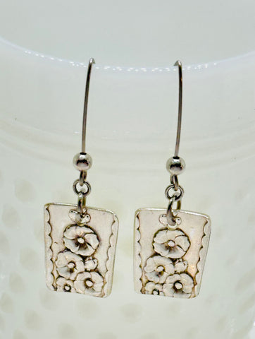 Earrings from hollow knife handles