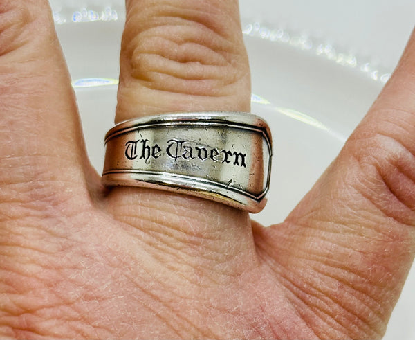 Spoon Ring "The Tavern"  9ish adjustable