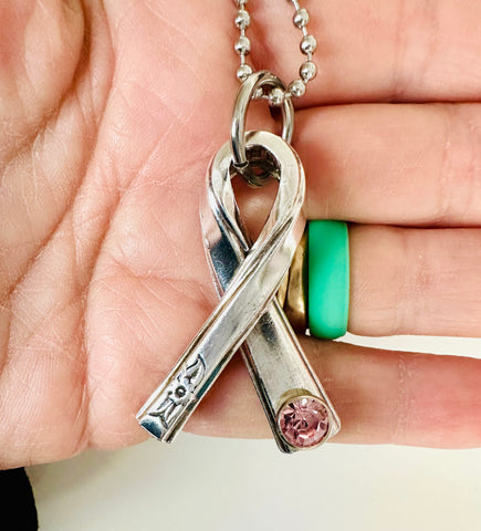 Cancer awareness ribbon Holly C-M