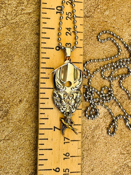 Birdhouse  Pendant  Spoon-flat
