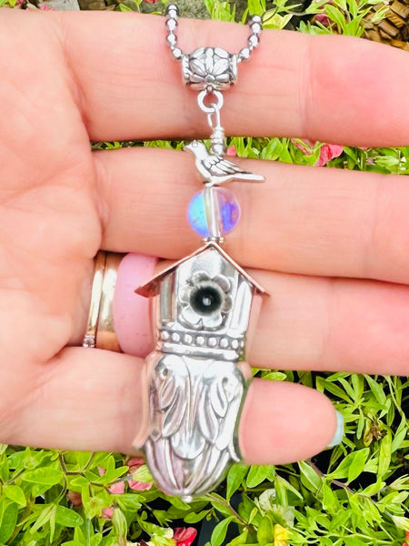 Birdhouse Pendant