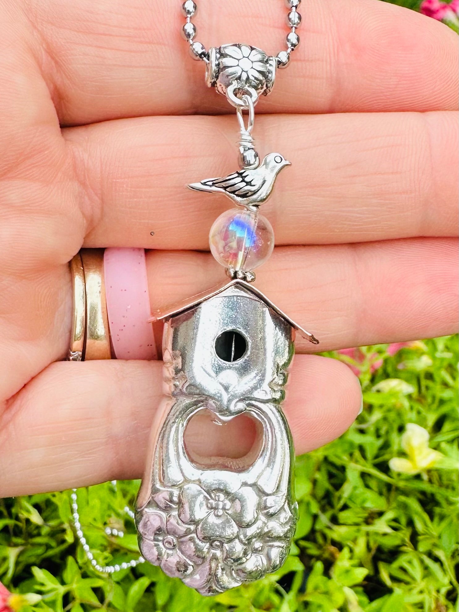 Birdhouse Pendant