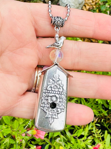 Birdhouse Pendant