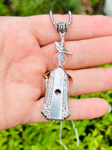 Birdhouse Pendant