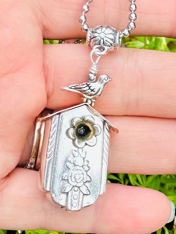 Birdhouse Pendant