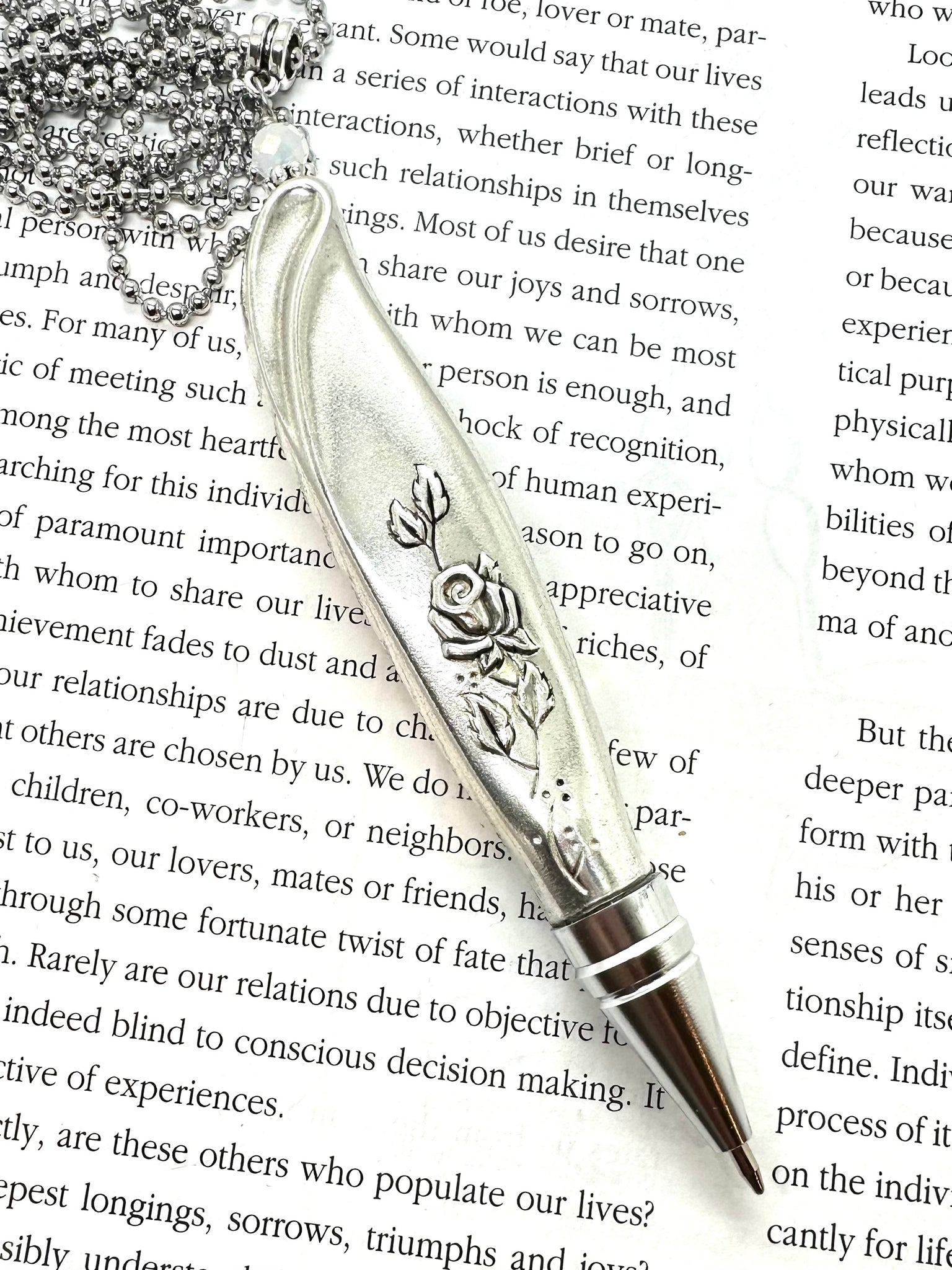 Pen Pendant Rose