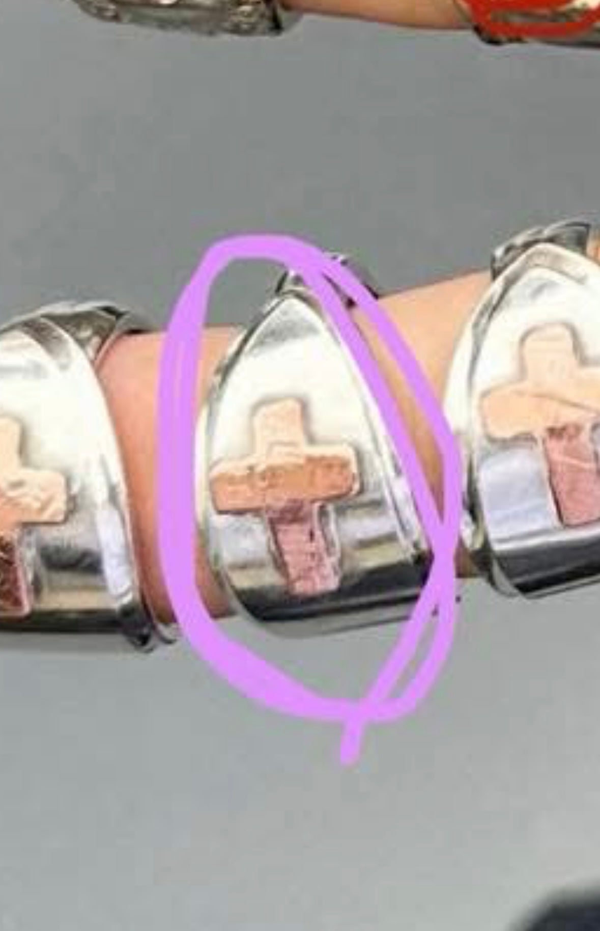 Penny cross ring Lauree G