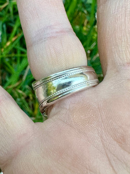 Penny Cross Spoon Ring