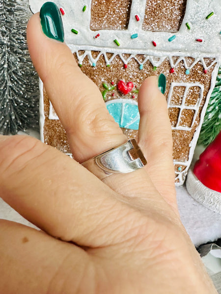 Penny Cross Spoon Ring