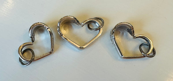 Vintage silver plated heart - Remembrance