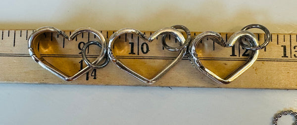 Vintage silver plated heart - Remembrance