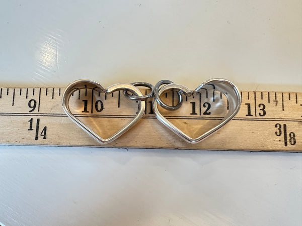 Vintage silver plated heart - Nuart 1932