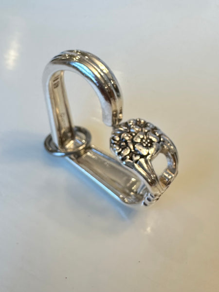 Vintage silver plated heart - Eternally Yours