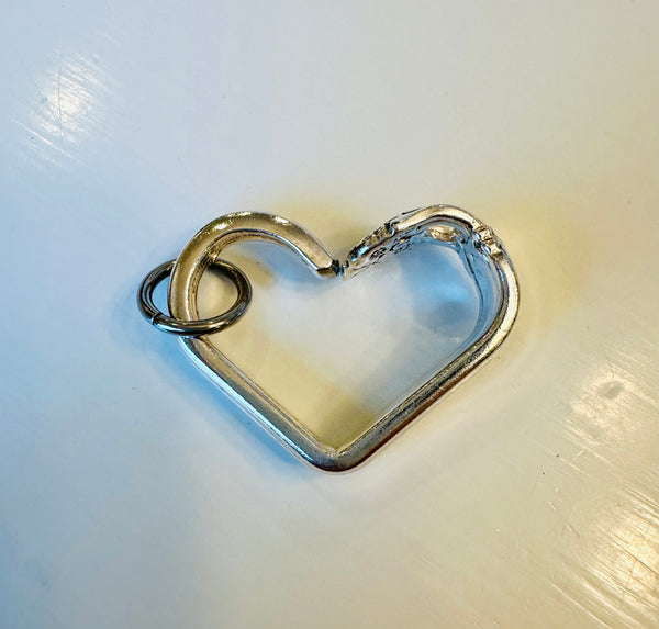 Vintage silver plated heart - Eternally Yours