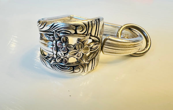 Vintage silver plated heart