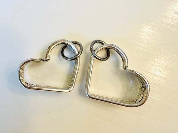 Vintage silver plated heart