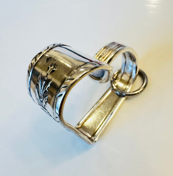 Vintage silver plated heart