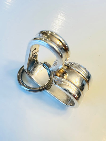 Vintage silver plated heart small