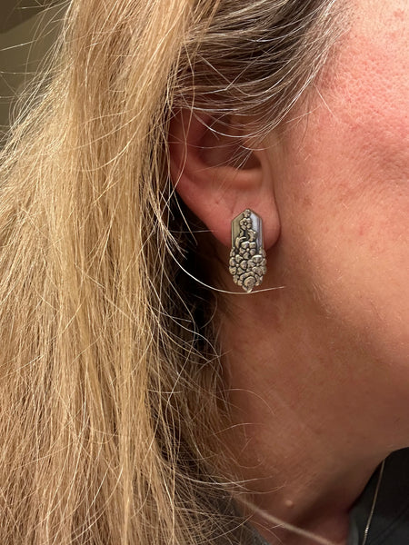 Stud Earrings from Spoon Handles