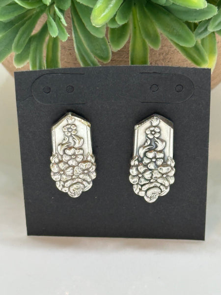 Stud Earrings from Spoon Handles